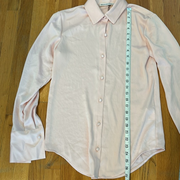 alexanderwang.t pink blouse in pink - Picture 7 of 9